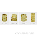 Female Brass Threaded Knurled Insert Embedment Nuts